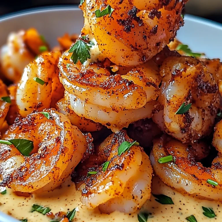 Crispy Cajun Shrimp with Creamy Sauce