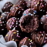 Double Chocolate Brownie Truffles (3 ways!)