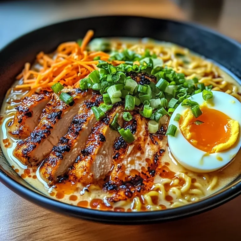 Fiery Chicken Ramen : Bold & Comforting