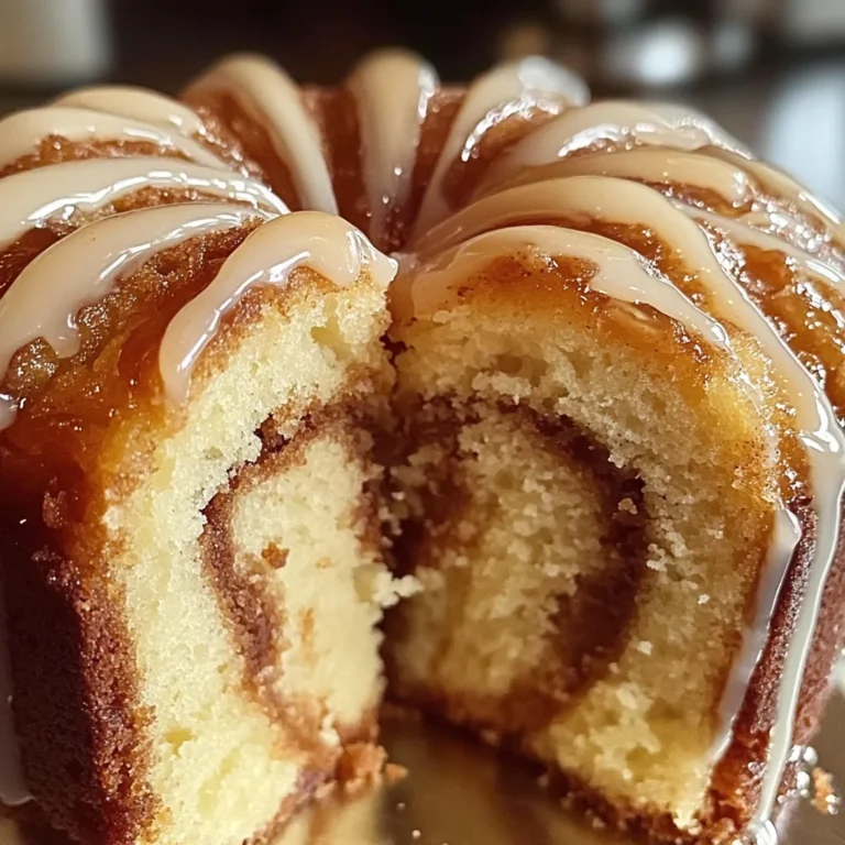 Honey Bun Pound Cake