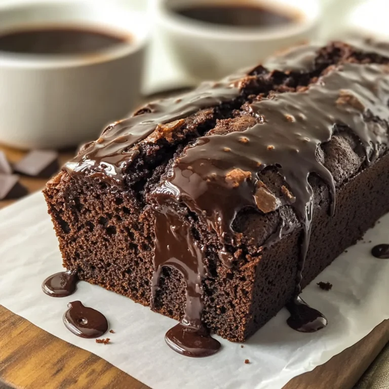 Hot Fudge Brownie Bread