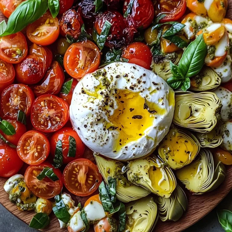 Mediterranean Burrata Board