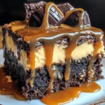 Milky Way Caramel Cheesecake Brownies