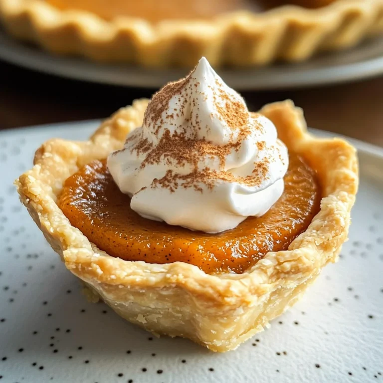 Mini Pumpkin Pies