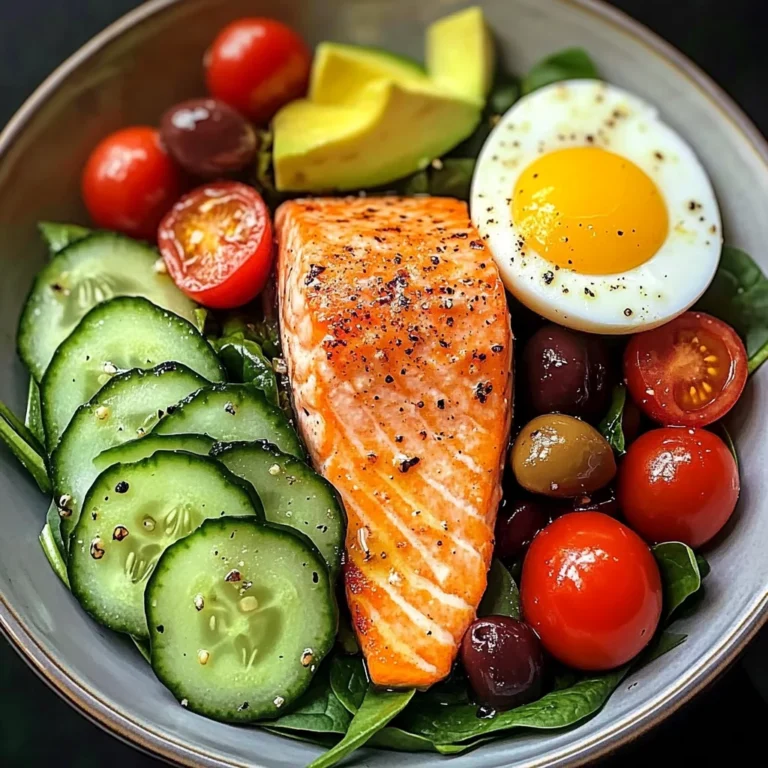 Omega Power Plate with Salmon & Avocado