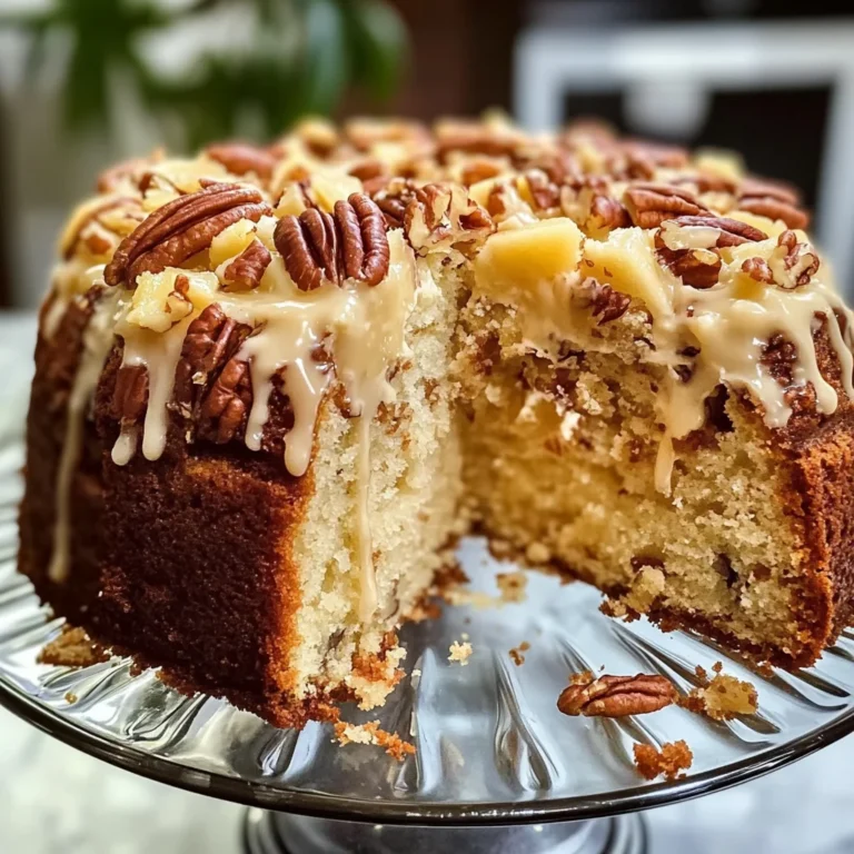 Pineapple Pecan Cream Cheese Pound Cake