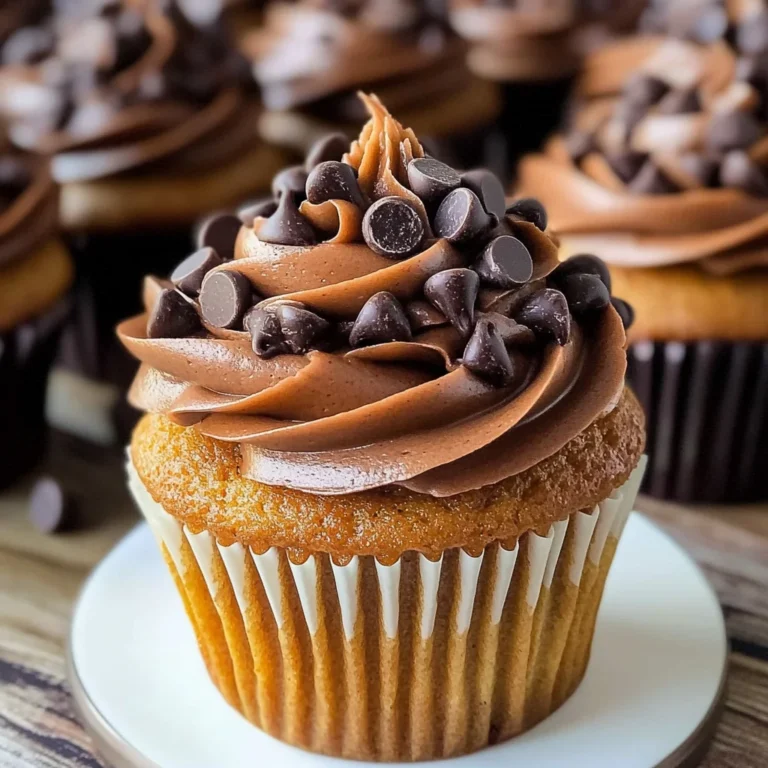 Pumpkin Chocolate Chip Cupcakes
