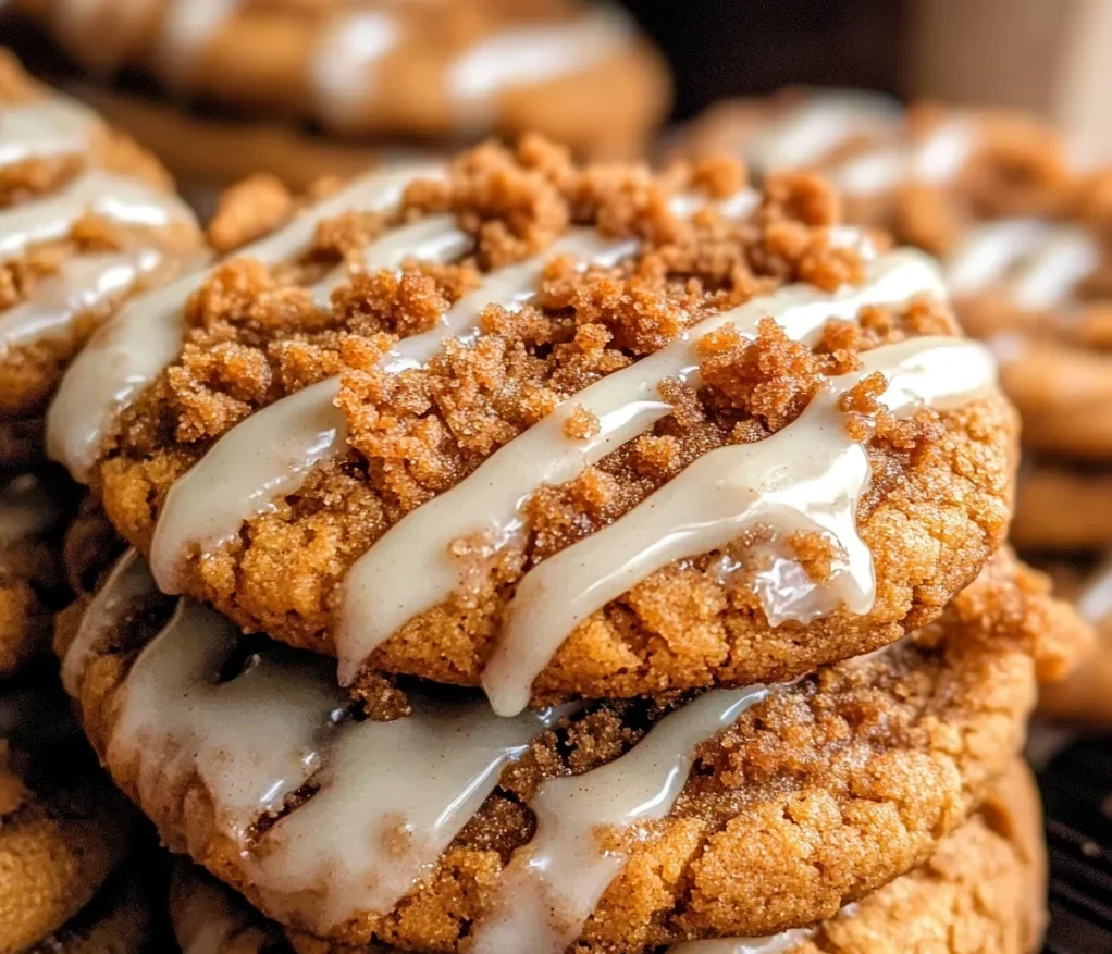Pumpkin Coffee Cake Cookies