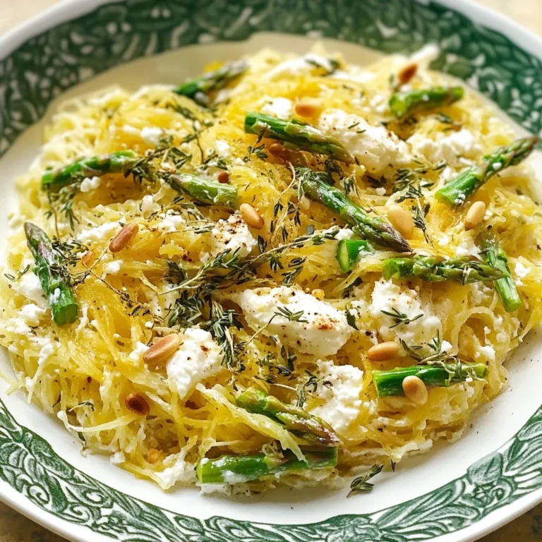 Recipe: Spaghetti Squash with Asparagus, Ricotta, Lemon, and Thyme