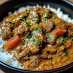 Slow-Simmered Beef Curry in Creamy Coconut Sauce