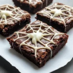 Spider Web Brownies