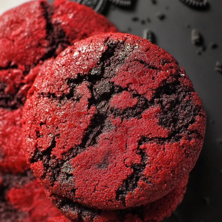 Stranger Things Red Velvet Cookies