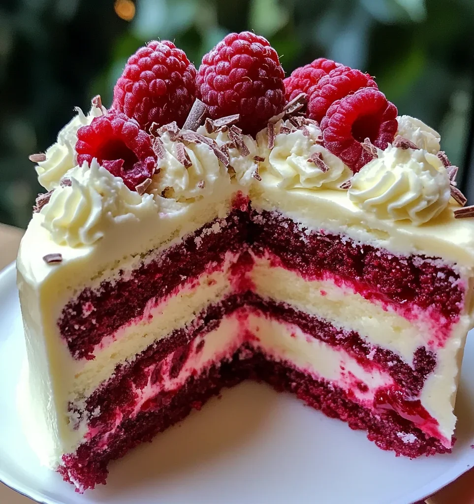 White Chocolate Raspberry Dream Cake – Sweet Easy Recipes Style