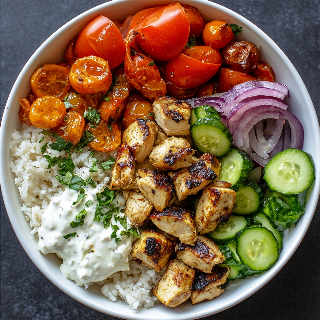 Mediterranean Chicken Bowls