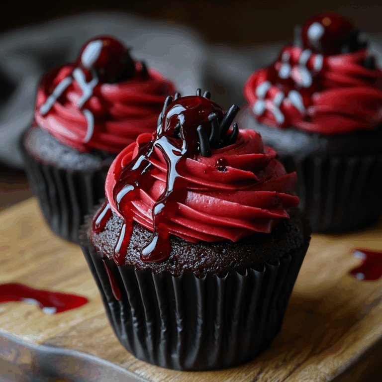 Vampire Bite Halloween Cupcakes: A Spooky Delight with a Deliciously Sinister Twist