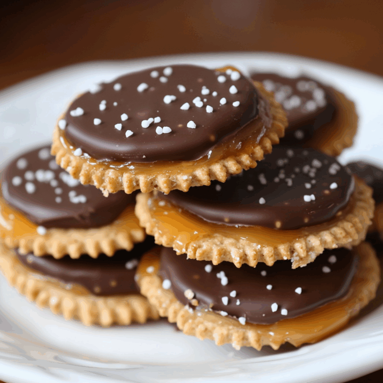 Ritz Cracker Caramel Chocolate Bites