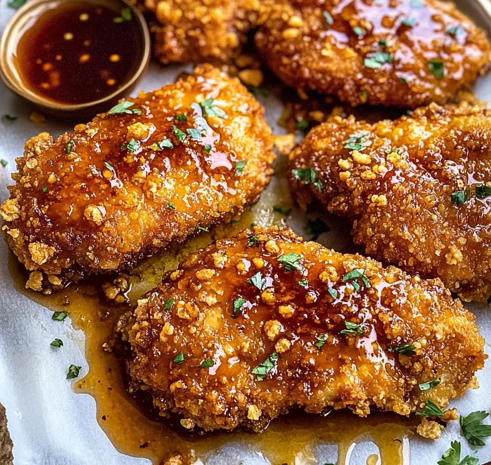 Baked Crunchy Hot Honey Chicken
