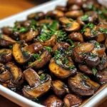 Balsamic Roasted Mushrooms