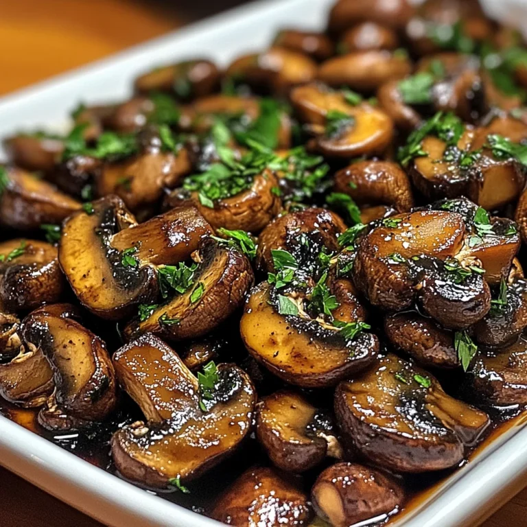 Balsamic Roasted Mushrooms