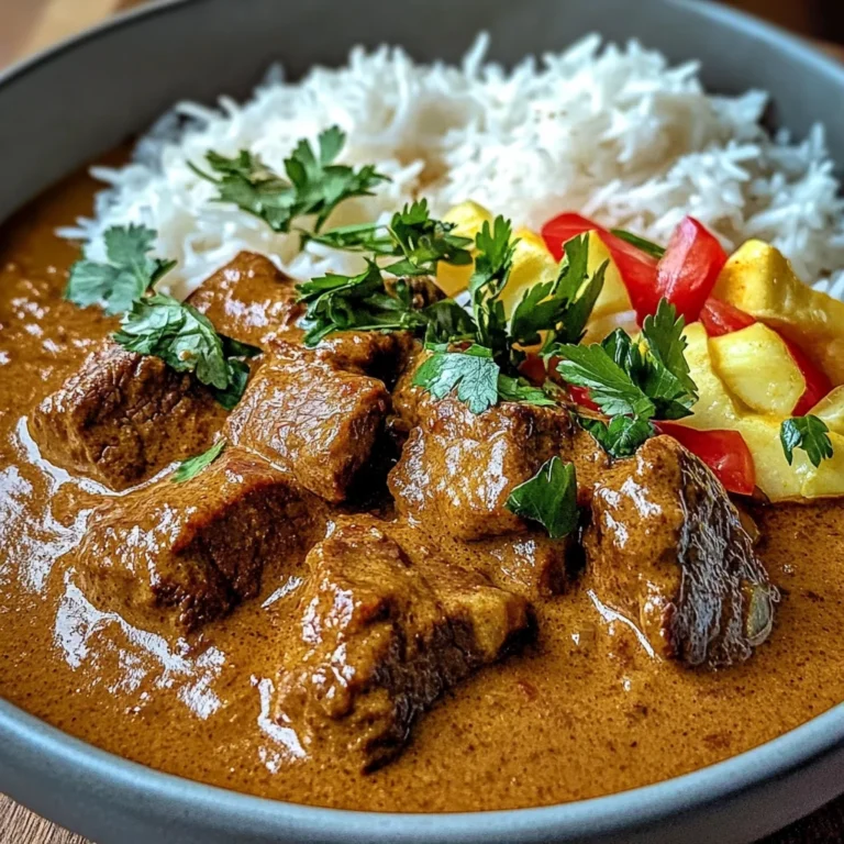Beef and Coconut Curry Recipe