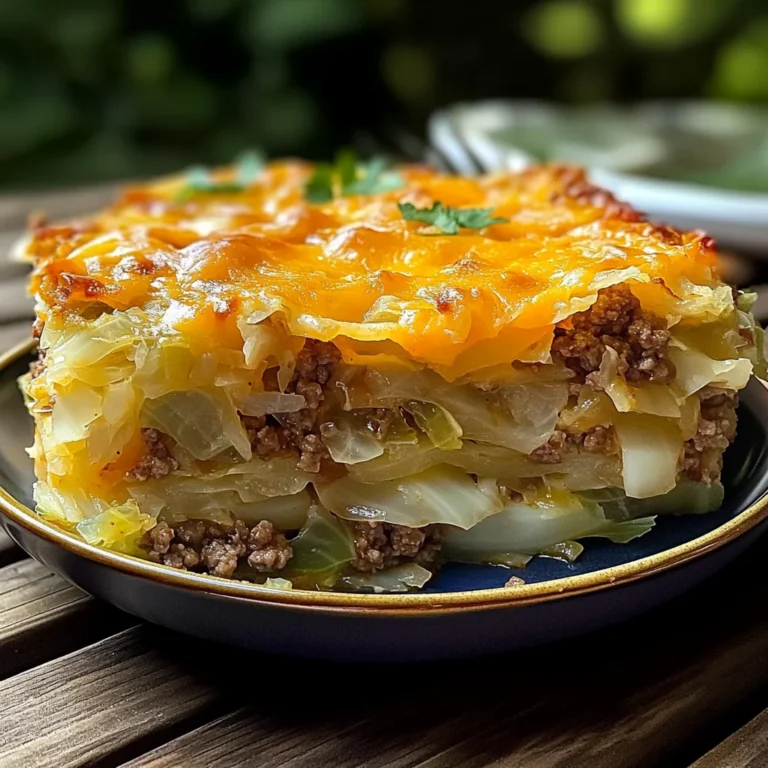 Cabbage Beef Bake