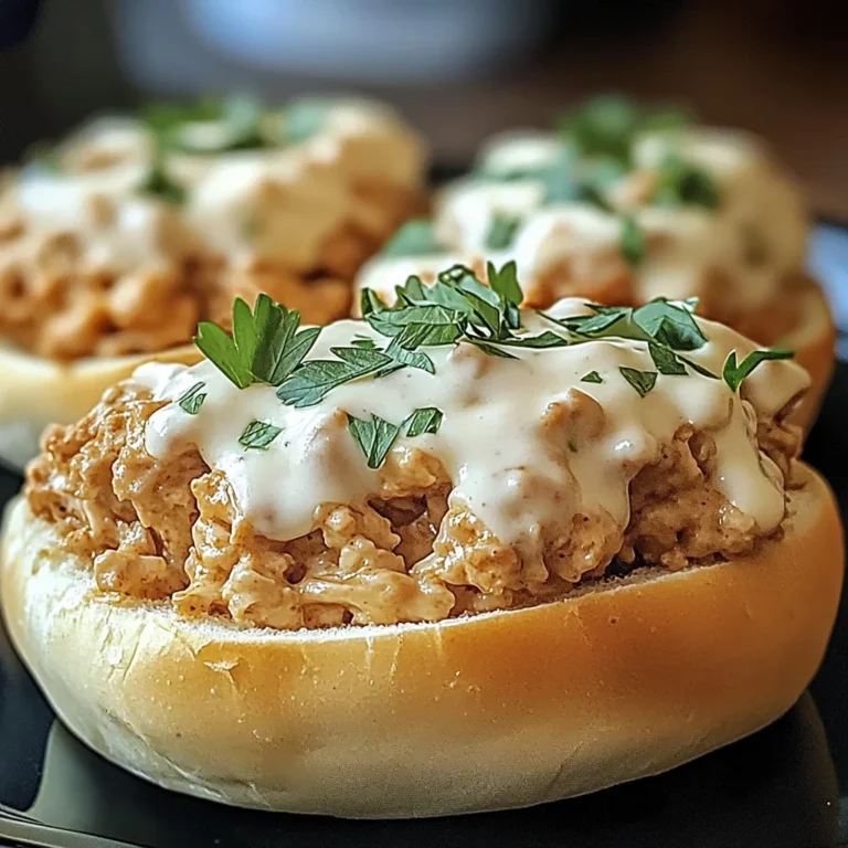 Chicken Alfredo Sloppy Joes: A Delicious Twist on a Classic Favorite
