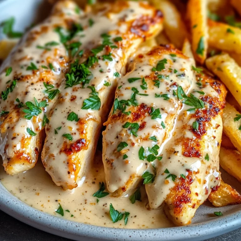 Chicken Fillet in Spicy, Creamy Garlic-Parmesan Sauce
