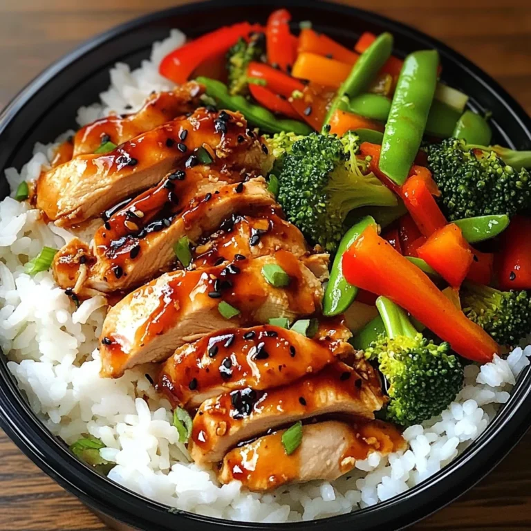 Chili Chicken & Mixed Veggie Rice Bowl