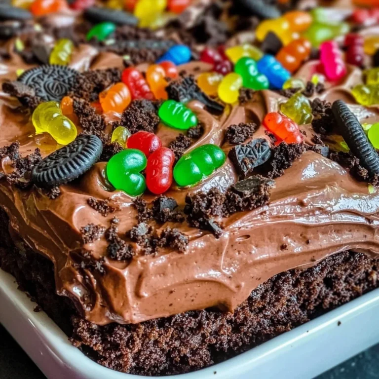 Chocolate Sheet Cake with Pudding & Frosting