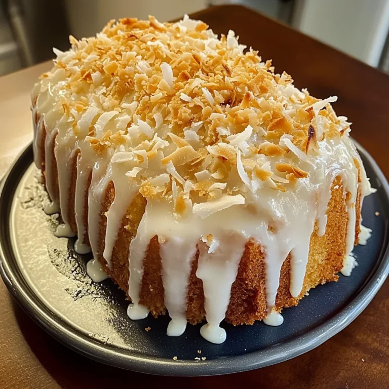 Coconut Pound Cake Recipe