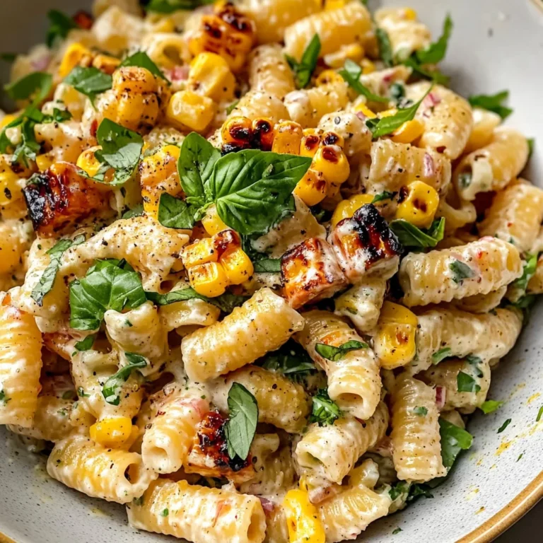 Creamy Street Corn Pasta Salad