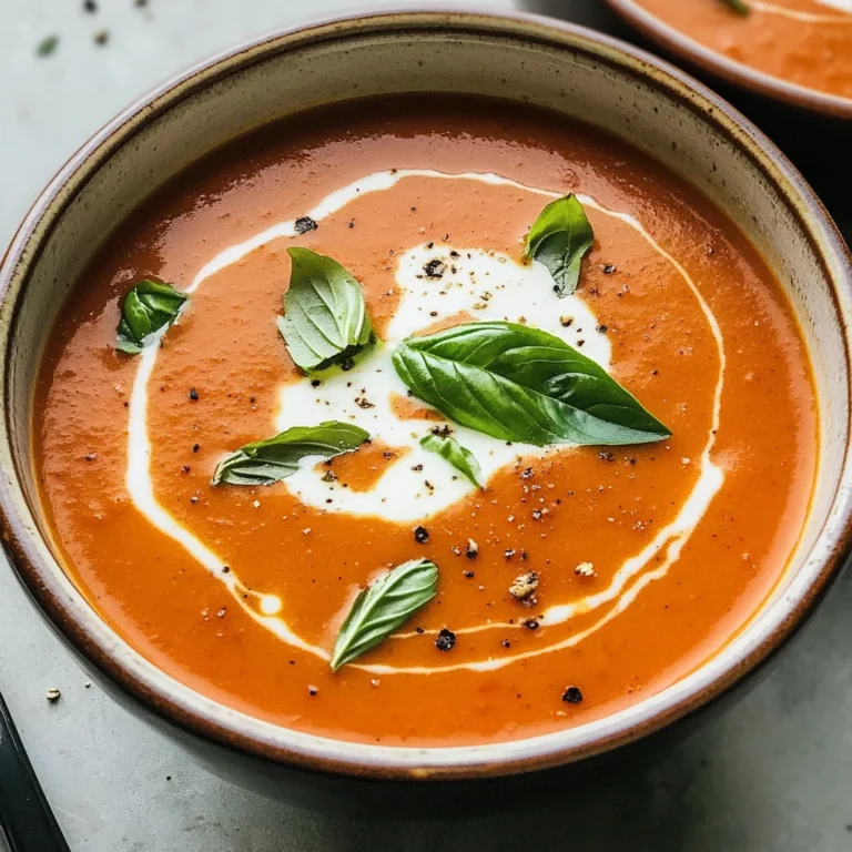 Creamy Tomato Basil Soup