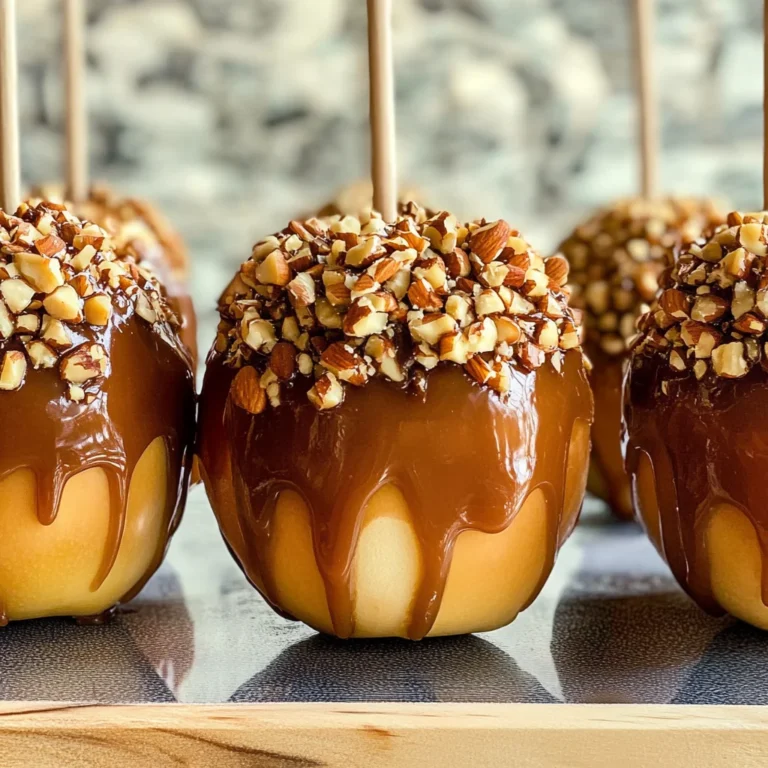 Easy homemade caramel apples