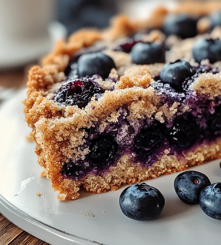German Blueberry Cake