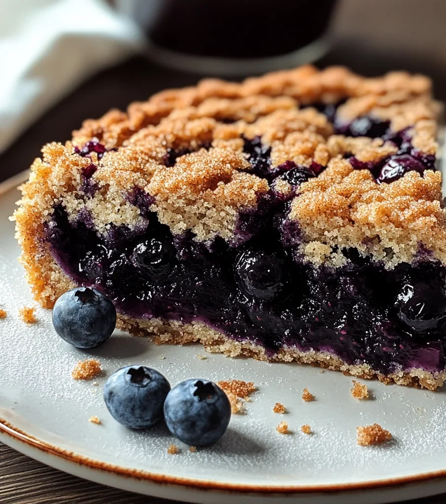 German Blueberry Cake