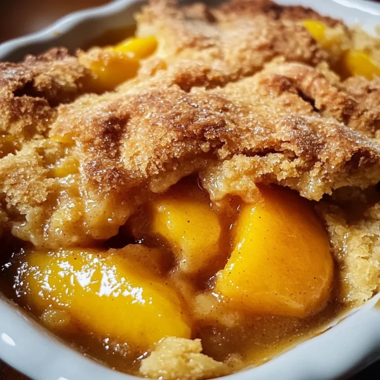Homemade Peach Cobbler