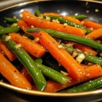 Honey Glazed Carrots and Green Beans