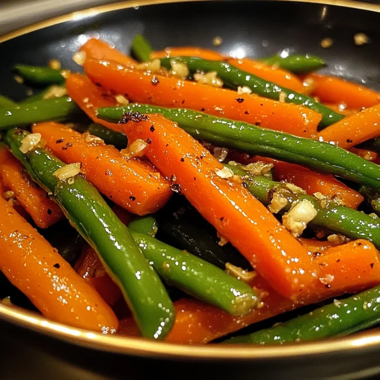 Honey Glazed Carrots and Green Beans