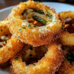 Jalapeño Popper Stuffed Onion Rings