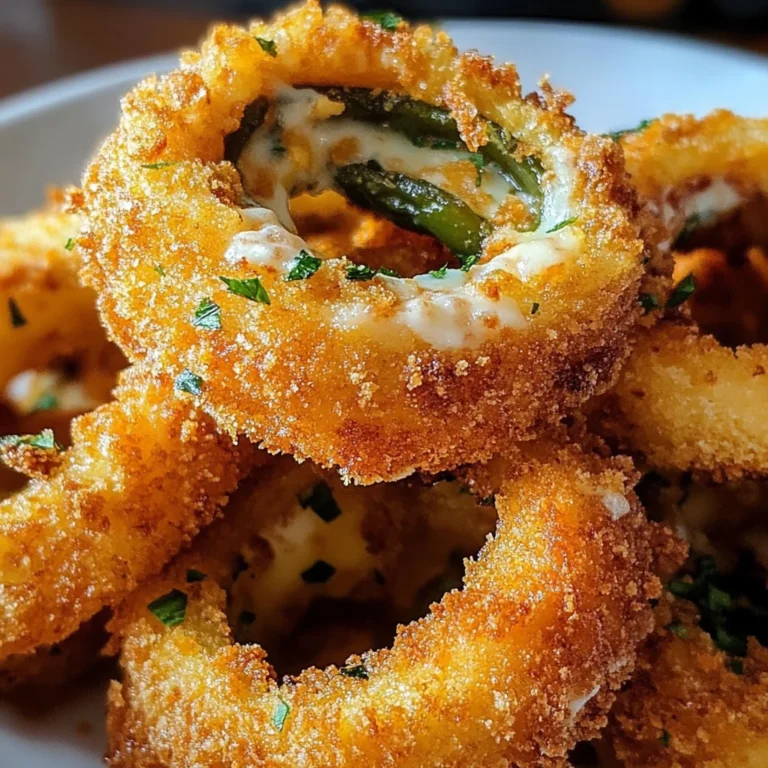 Jalapeño Popper Stuffed Onion Rings