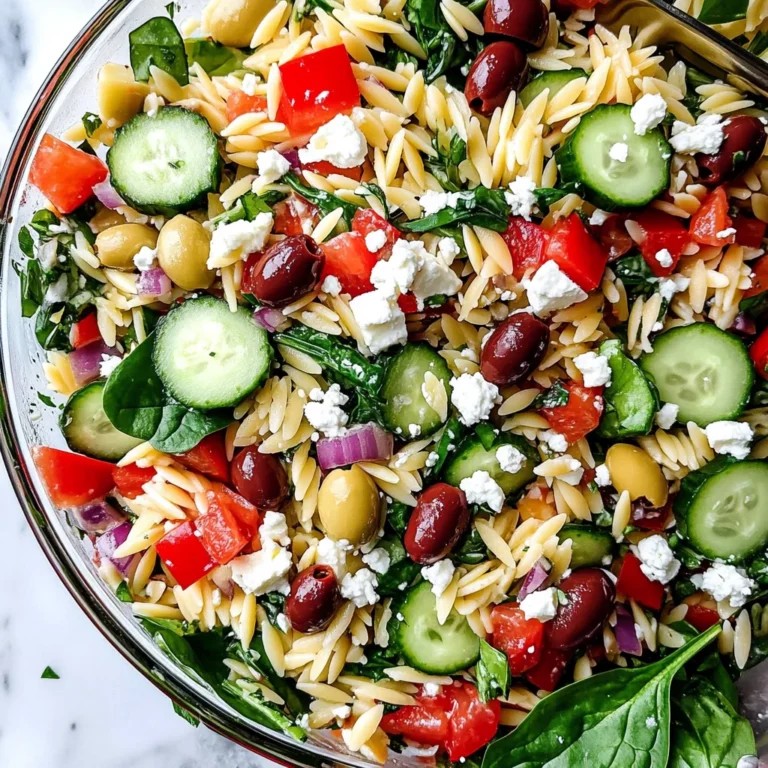 Mediterranean Orzo Salad Recipe