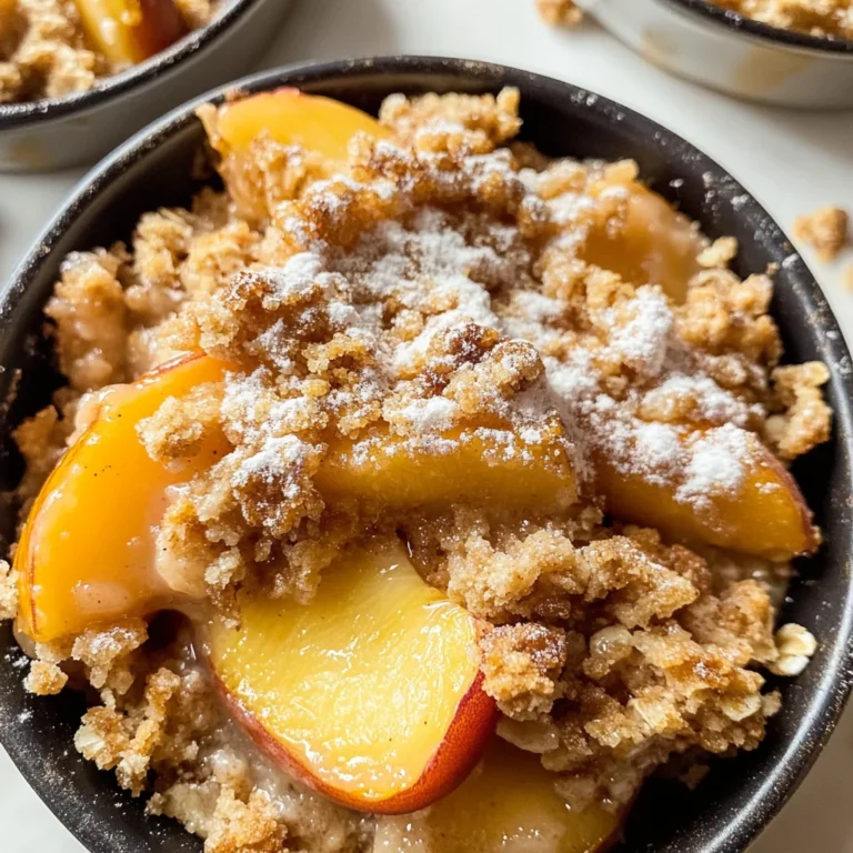 Peach Crisp