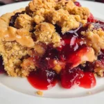 Peanut Butter and Jelly Cobbler