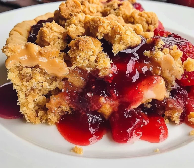 Peanut Butter and Jelly Cobbler
