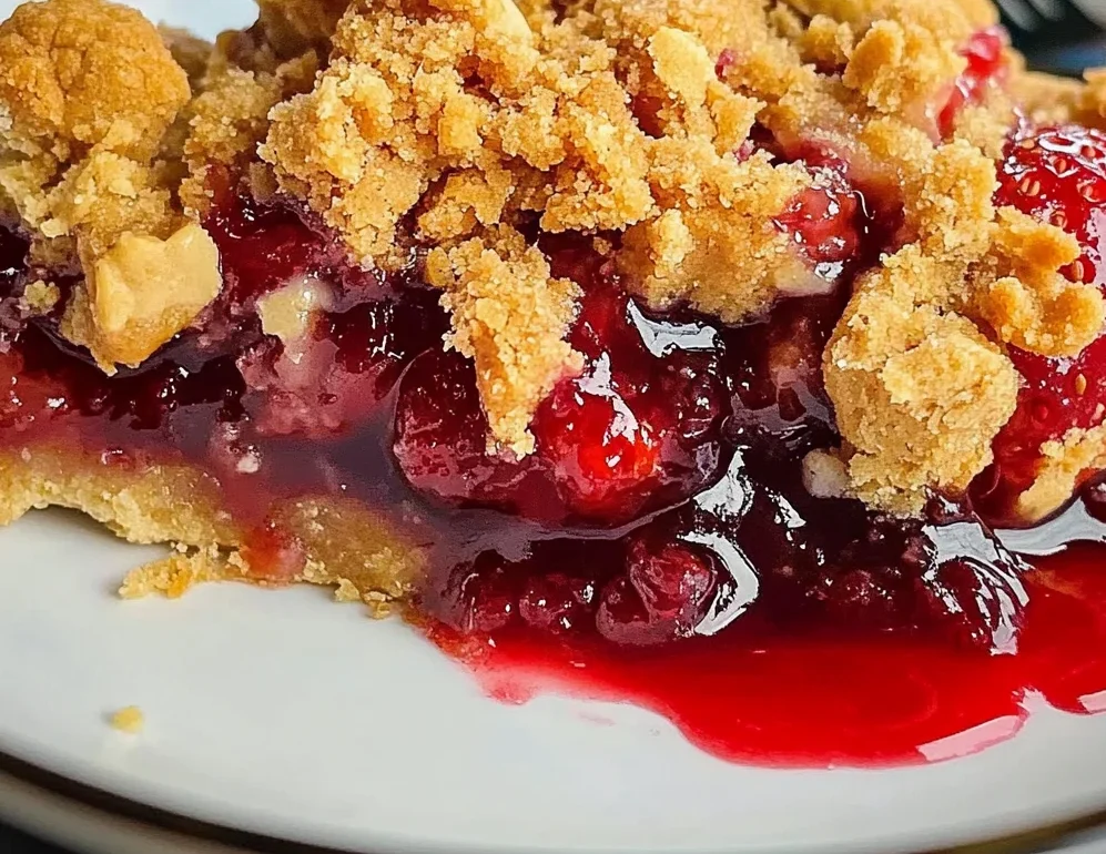 Peanut Butter and Jelly Cobbler