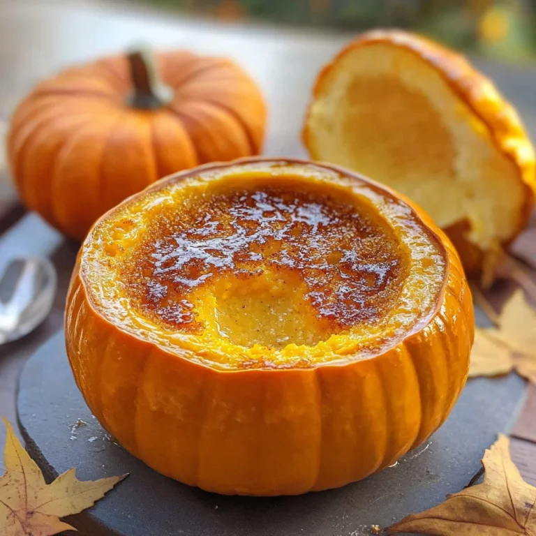 Pumpkin Spice Crème Brûlée