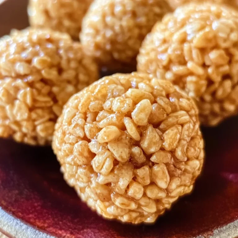 Rice Crispy Peanut Butter Balls