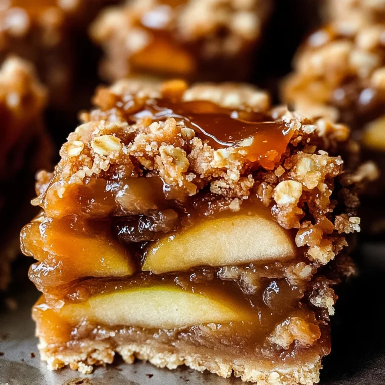 Salted Caramel Apple Pie Bars