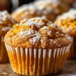 Spice Cake Pumpkin Muffins