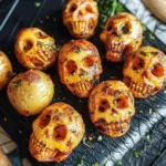 Spooky Halloween Skull Potatoes